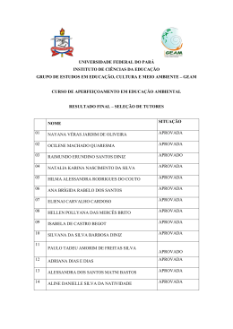 universidade federal do par&aacute; instituto de ci&ecirc;ncias da