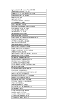 Aprovados Lista de espera Prouni 2014.1