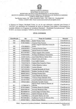 sERvICO P&Uacute;BLICO FEDERAL .e MINISTEan DA