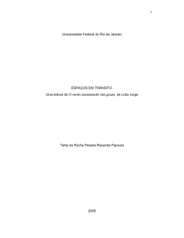ESPA&Ccedil;OS EM TR&Acirc;NSITO