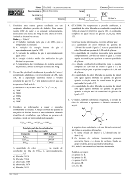 Qu&iacute;mica - Projeto Rumo ao ITA