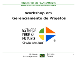 Workshop em Gerenciamento de Projetos