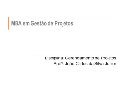 Gerenciamento de Projetos
