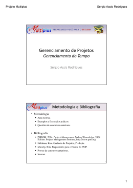 Gerenciamento de Projetos