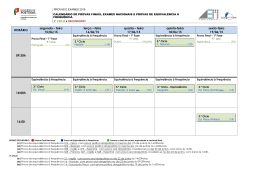 b&aacute;sico - calend&aacute;rio provas exames 2014_2015 - 1&ordf; fase