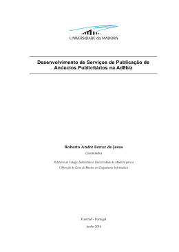 Desenvolvimento de Servi&ccedil;os de Publica&ccedil;&atilde;o de