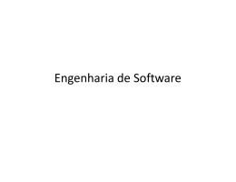 Engenharia de Software - Centro de Informática da UFPE