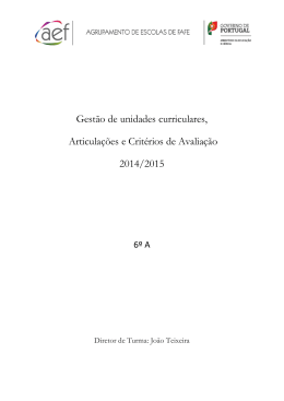 6.&ordm; A - Escola Secund&aacute;ria de Fafe