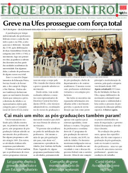 Greve na Ufes prossegue com for&ccedil;a total