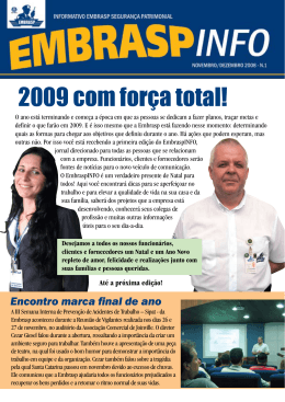 2009 com for&ccedil;a total!