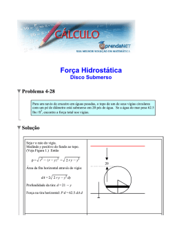 Força Hidrostática