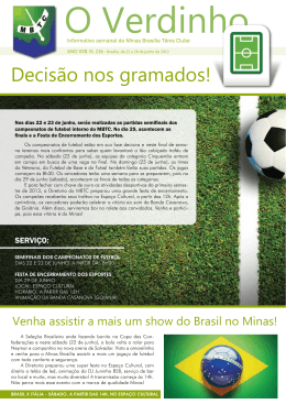 Edição 216 - Minas Brasília Tênis Clube