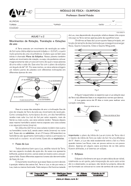 M&Oacute;DULO DE F&Iacute;SICA &ndash; OLIMP&Iacute;ADA Professor: Daniel Paix&atilde;o