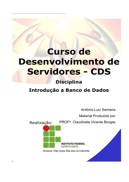 Curso de Desenvolvimento de Servidores