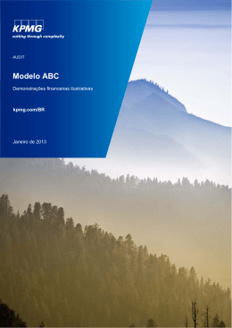 Modelo ABC - Demonstra&ccedil;&otilde;es financeiras ilustrativas