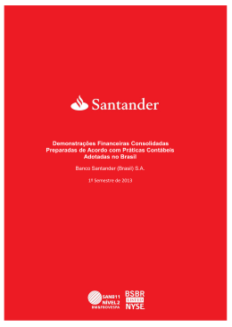 Demonstra&ccedil;&otilde;es Financeiras Consolidadas Preparadas de Acordo