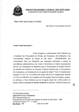 PROCURADORIA GERAL DO ESTADO GABINETE