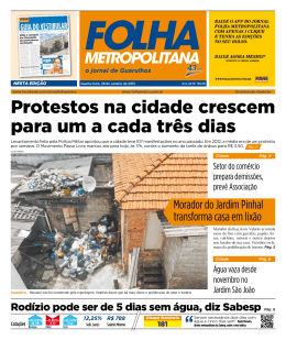 + VEJA MAIS - Folha Metropolitana