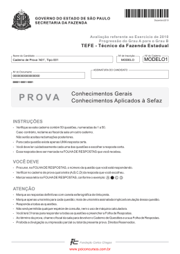 Prova - Curso FMB