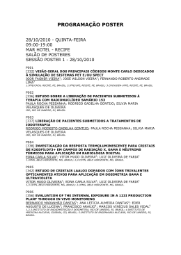 PROGRAMA&Ccedil;&Atilde;O POSTER