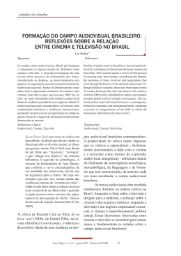 forma&ccedil;&atilde;o do campo audiovisual brasileiro