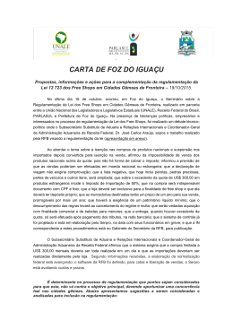 carta de foz do iguacu-1 - Prefeitura Municipal de Porto Xavier