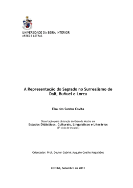A Representação do Sagrado no Surrealismo de Dalí