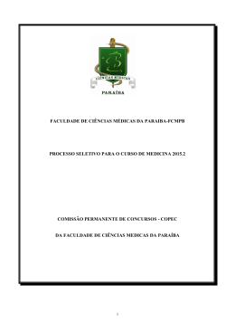 FACULDADE DE CIENCIAS MEDICASA DA PARAIBA