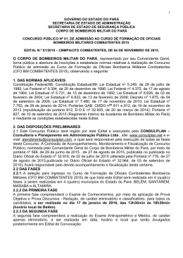 Abertura Edital II - Corpo de Bombeiro