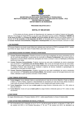 EDITAL N&deg; 008-2014/DI