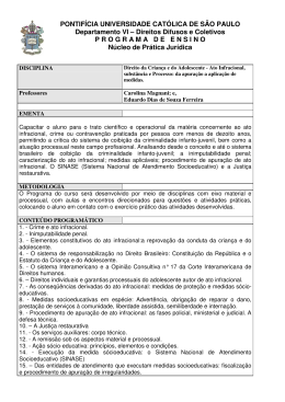Direitos Difusos e Coletivos PROGRAMADEENS - PUC-SP