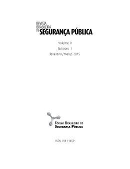 - F&oacute;rum Brasileiro de Seguran&ccedil;a P&uacute;blica