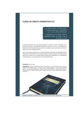 CURSO DE DIREITO ADMINISTRATIVO