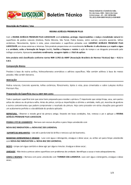 Resina Acr&iacute;lica Premium Plus