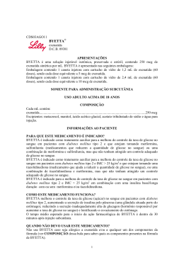 BYETTA - Eli Lilly do Brasil