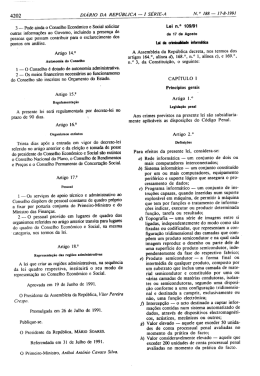 Lei nº 109/91