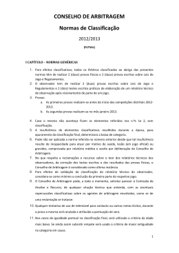 Futsal Normas Classifica&ccedil;&atilde;o AFViseu 2012-2013