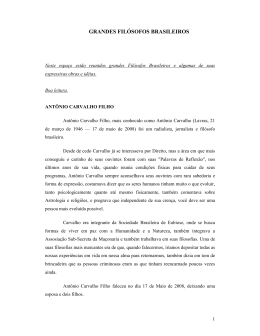GRANDES FIL&Oacute;SOFOS BRASILEIROS