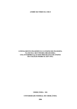 ANDR&Eacute; SILV&Eacute;RIO DA CRUZ O PENSAMENTO