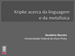 Fundamentos epistemol&oacute;gicos da liberdade