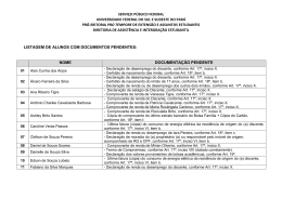 servi&ccedil;o p&uacute;blico federal universidade federal do sul e sudeste