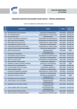 processo seletivo faculdade fucapi 2014/1 &ndash; provas agendadas
