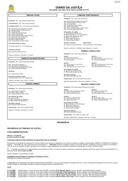 Di&aacute;rio da Justi&ccedil;a de Sergipe - Tribunal de Justi&ccedil;a de Sergipe