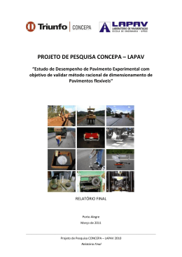 PROJETO DE PESQUISA CONCEPA &ndash; LAPAV