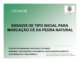ensaios de tipo inicial