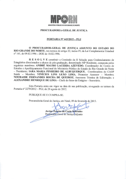 procuradoria-geral de justiça portaria n° 443/2015