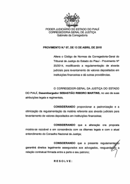 PODER JUDICI&Aacute;RIO D0 ESTADO Do PIAU&Iacute;