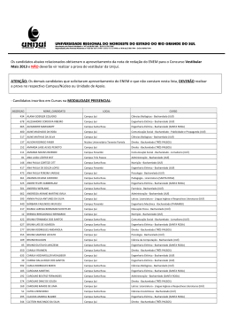 Resultado aproveitamento da nota do ENEM V+ 2013 Site