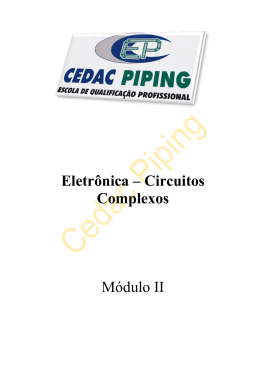 Eletrônica – Circuitos Complexos Módulo II