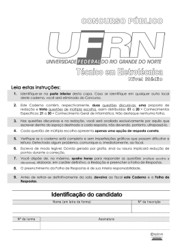 312 - T&eacute;cnico em Eletrot&eacute;cnica - Comperve